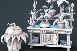 Miniature: Toxic Vendor Accessories