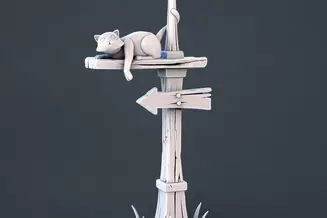 Миниатюра: Tabaxi Hero Warrior