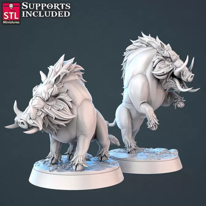 Miniature: Wild Boars
