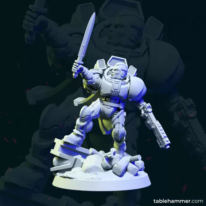 Miniature: Corps Troopers Commander