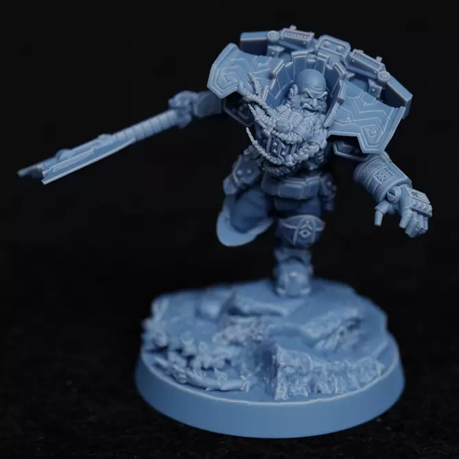 Miniature: Space Dwarfs Captain