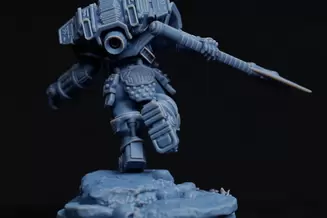 Miniature: Space Dwarfs Captain