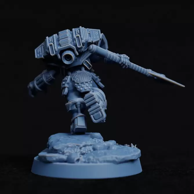 Miniature: Space Dwarfs Captain