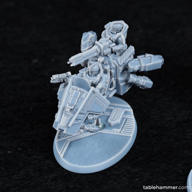 Miniature: Space Dwarfs Spearhead Biker
