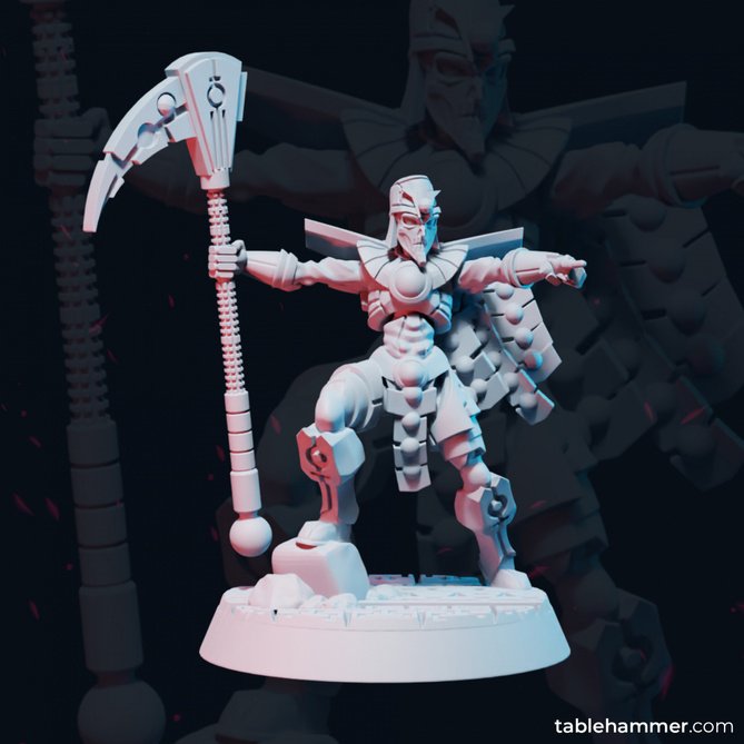 Miniature: Necroyd Tomb Leader with Scythe