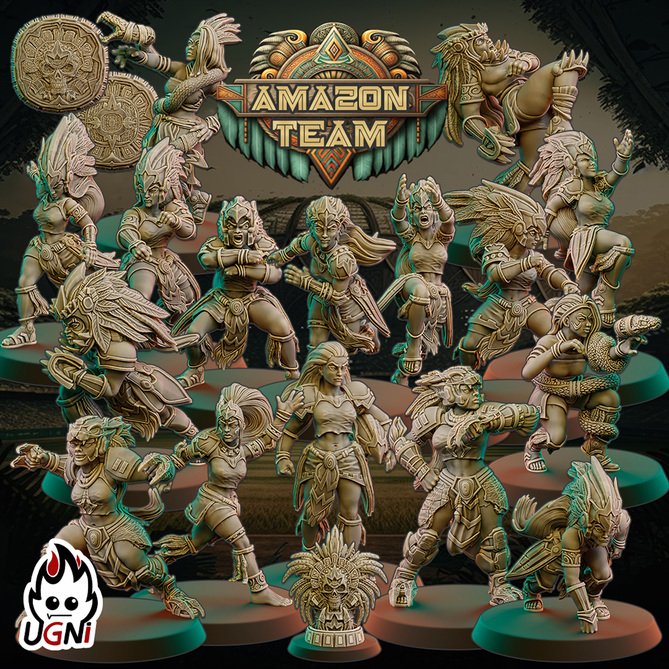 Miniature: Amazon Team