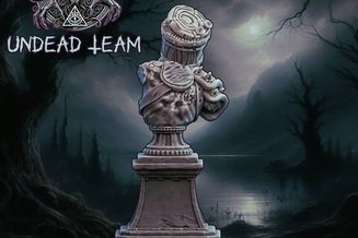 Miniature: Undead Zombie Bust