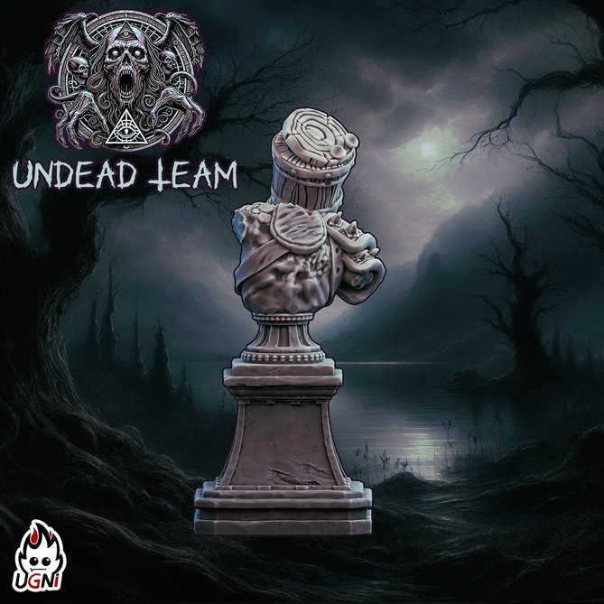 Miniature: Undead Zombie Bust