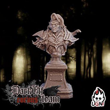 Dark Elves Blitzer Bust