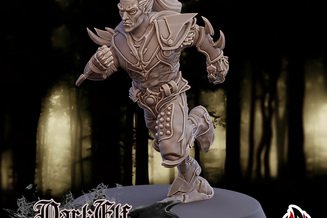 Miniature: Dark Elves Team