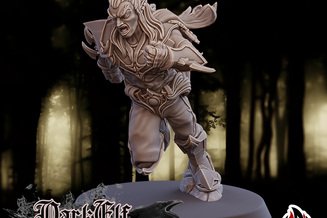 Miniature: Dark Elves Team