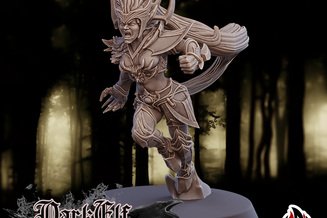 Miniature: Dark Elves Team