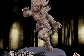 Miniature: Dark Elves Team