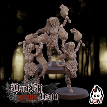 Dark Elves Cheerleaders