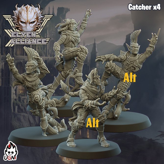 Miniature: Elven Alliance Catchers Alt