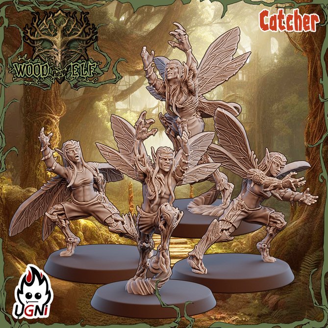Миниатюра: Wood Elves Catchers Alt 2