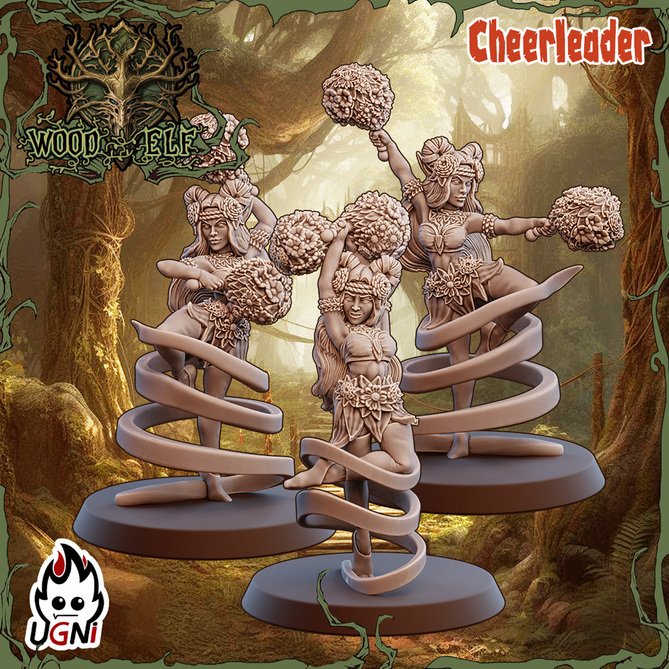 Миниатюра: Wood Elves Cheerleaders