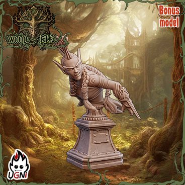 Wood Elves Wardancer Bust