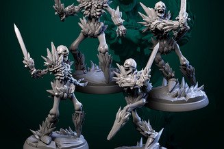 Miniature: Frost Skeletons