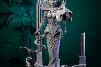 Миниатюра: Mistress of Blood 32mm