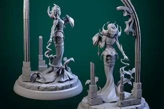 Миниатюра: Mistress of Blood 32mm
