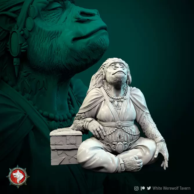 Miniature: Monkey King Wife 75mm
