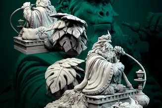 Миниатюра: Monkey King 75mm