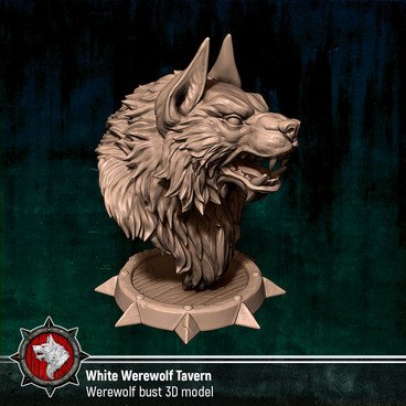 Werewolf Bust