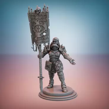 Adepts of Asmodeus Banner Bearer