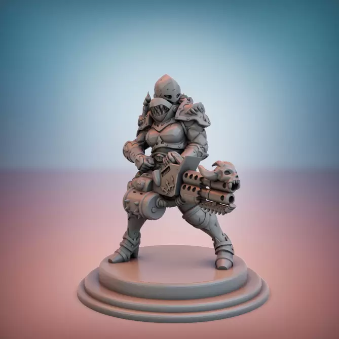 Miniature: Adepts of Asmodeus Double Flamethrower