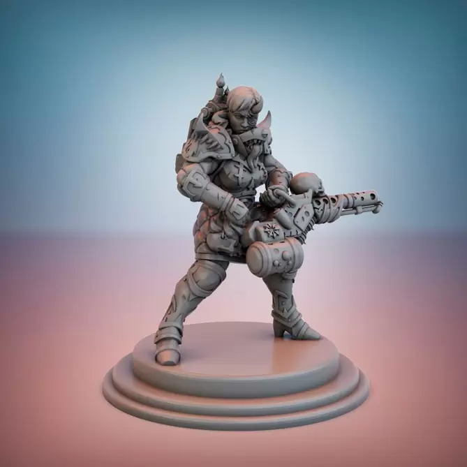 Миниатюра: Adepts of Asmodeus Flamethrower Specialist