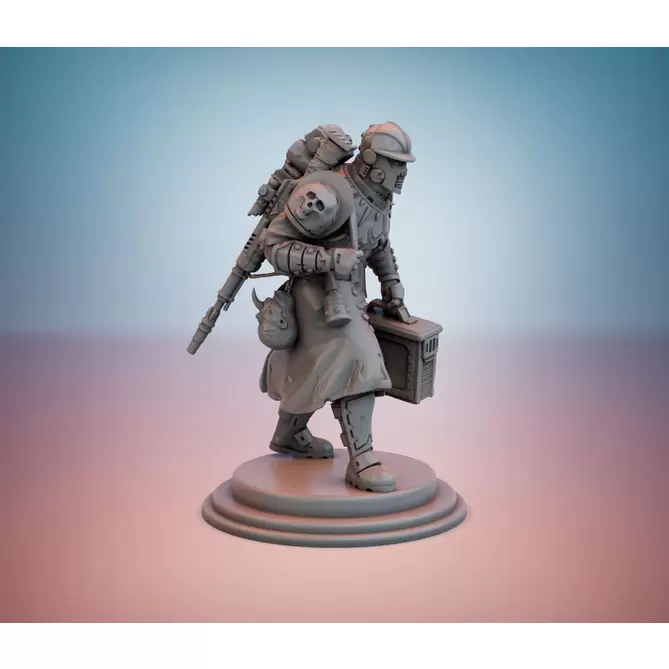 Miniature: Cult Guard Heavy Assault Rifle Team