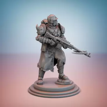 Cult Guard Heavy Assault Rifle Team