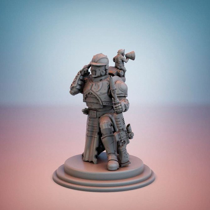 Miniature: Cult Guard: Comms Specialist