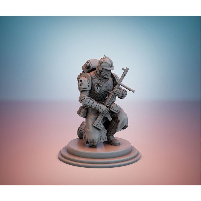 Miniature: Cult Guard: Guardsmen (Assault Rifles)
