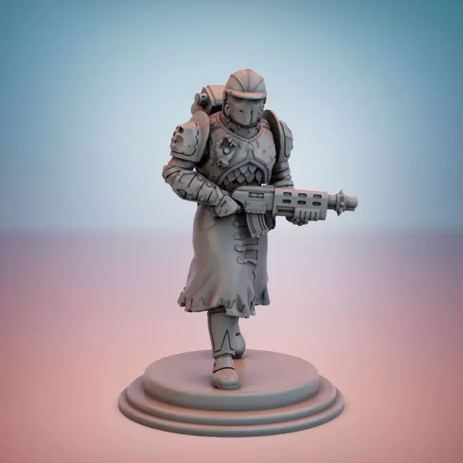 Miniature: Cult Guard: Guardsmen (Shotguns)