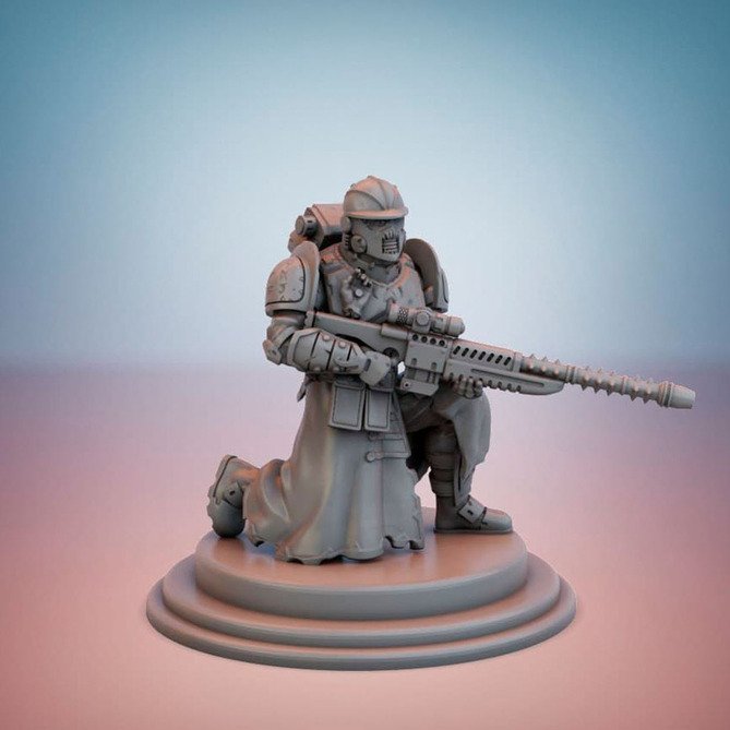 Miniature: Cult Guard: Specialist (Sniper)