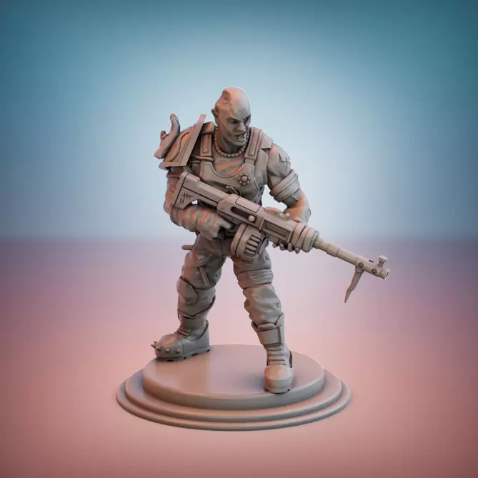 Миниатюра: Cultist Rabble (Guns)