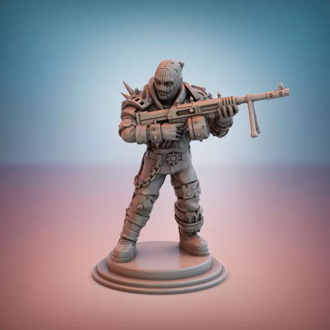 Миниатюра: Cultist Rabble (Guns)