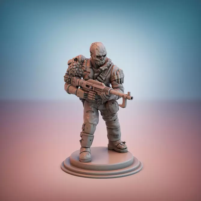 Миниатюра: Cultist Rabble (Guns)