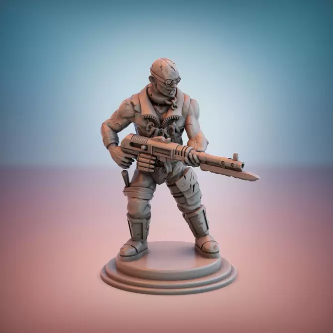 Миниатюра: Cultist Rabble (Guns)