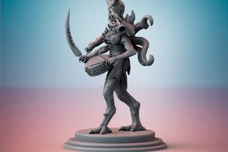Miniature: Daemon Mage Musician