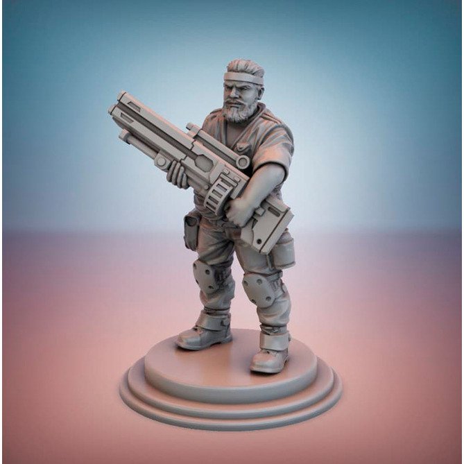 Miniature: FALCON Heavy Gunner