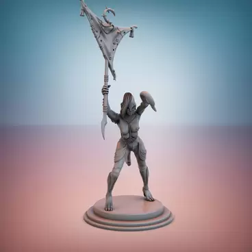 Harbringers of Ishtar Banner Bearer