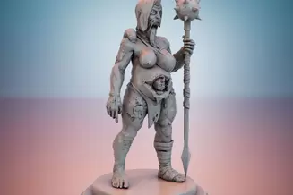 Miniature: Pox Brides (Two-Handed Weapons)