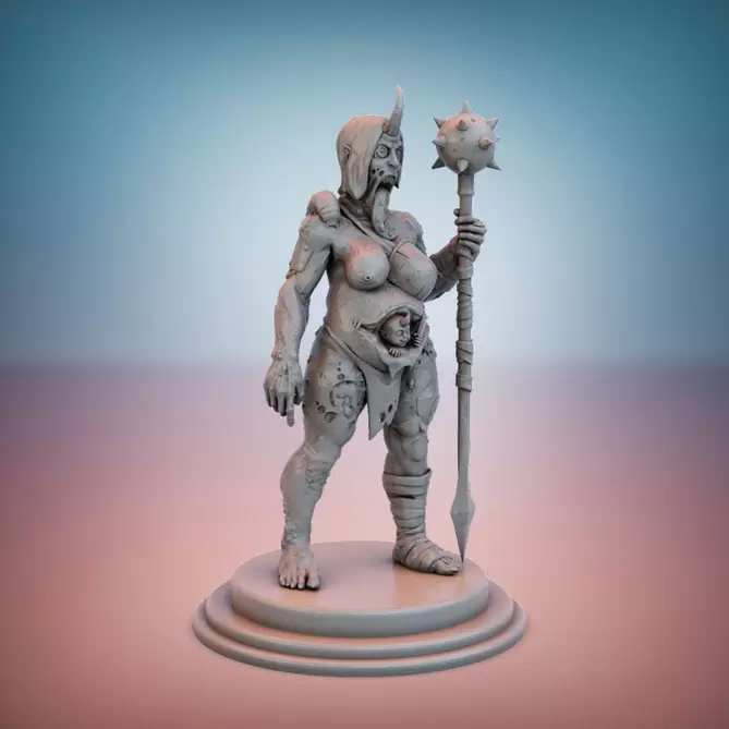 Miniature: Pox Brides (Two-Handed Weapons)