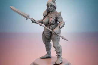 Miniature: Pox Brides (Two-Handed Weapons)