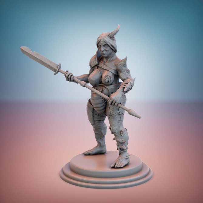 Miniature: Pox Brides (Two-Handed Weapons)