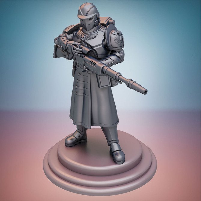 Miniature: Sanctus Manipulus: Guardsmen