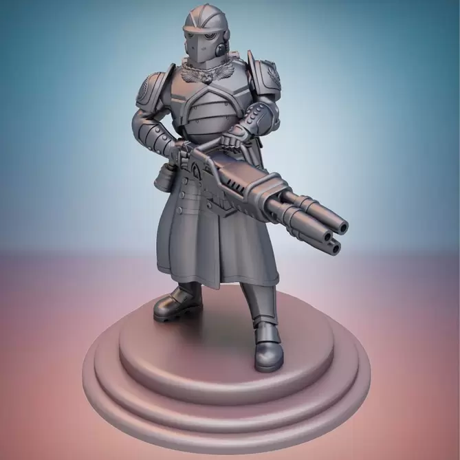 Miniature: Sanctus Manipulus: Specialist (Heavy Blaster)